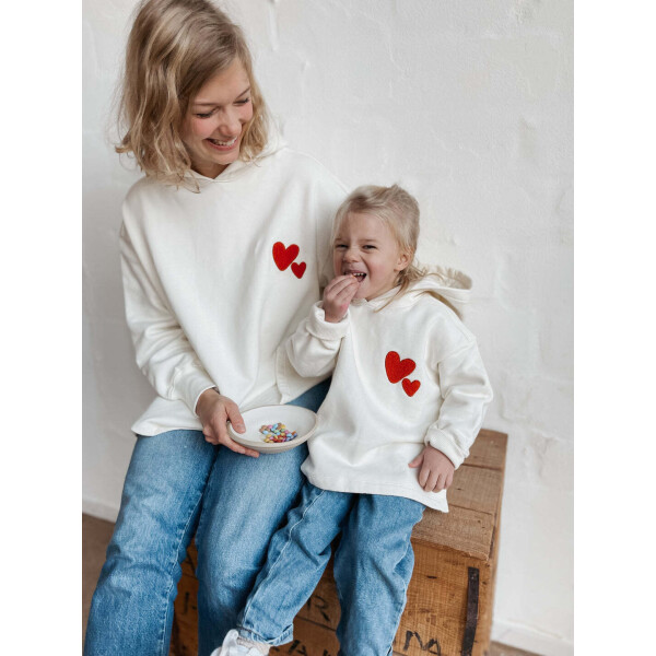 Atelier Rive Heart Hoodie Mama & Papa