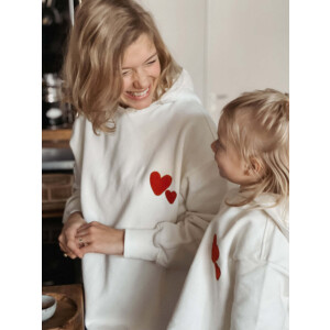 Atelier Rive Heart Hoodie Mama & Papa