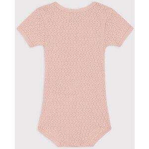 Petit Bateau Kurzarmbody Ajour-Strick Biobaumwolle