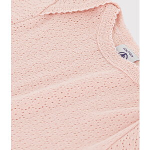Petit Bateau Kurzarmbody Ajour-Strick Biobaumwolle