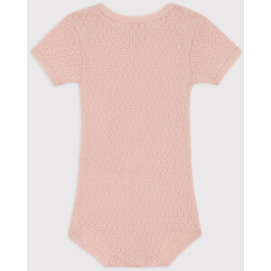 Petit Bateau Kurzarmbody Ajour-Strick Biobaumwolle