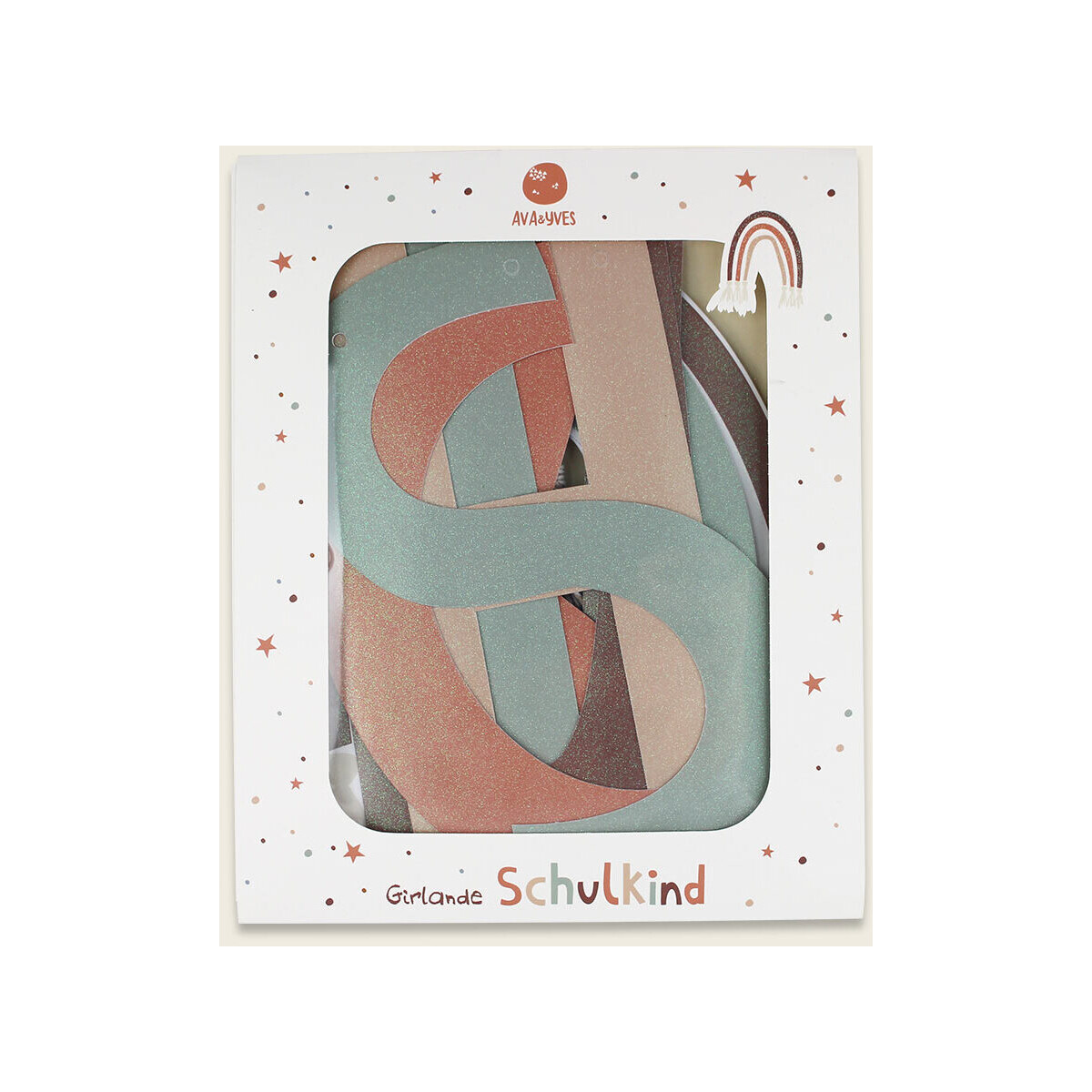 Fotogirlande Einschulung - HURRA SCHULKIND Banner Für Schulanfang