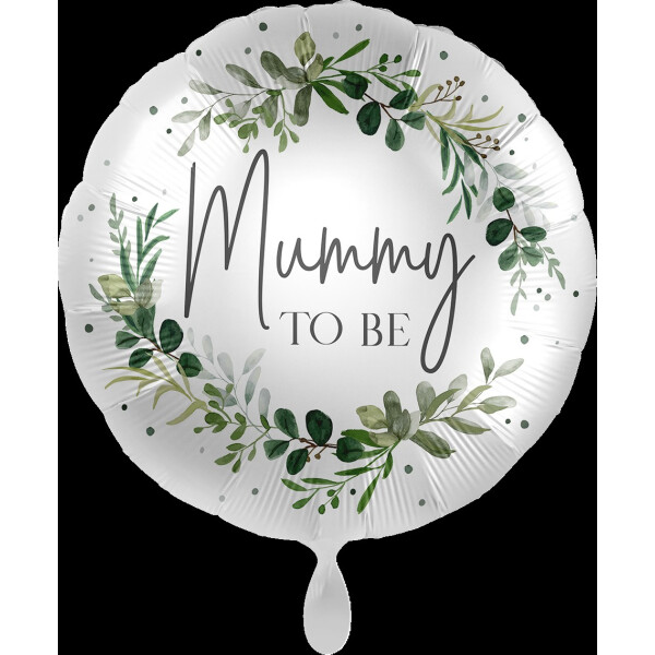 Premioloon Ballon "Mummy to Be" Blätter