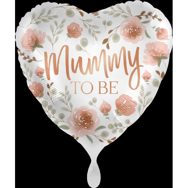 Premioloon Ballon "Mummy to Be" Blumen