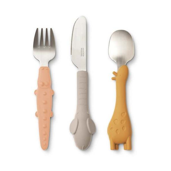 Liewood Besteckset mit Silikongriff Tove Safari