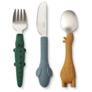 Liewood Besteckset mit Silikongriff Tove Safari