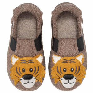 Nanga Hausschuhe Bio-Wolle Roar Tiger