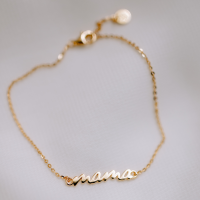 Mama Collection Armband Mama Chain Love Gold