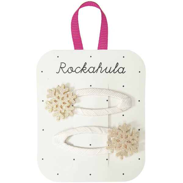 Rockahula Haarspangen 2 Stück Schneeflocke