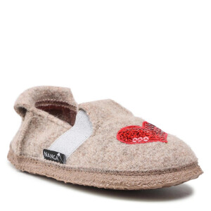 Nanga Hausschuhe Bio-Wolle I Heart U