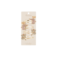 Leevje Haarspangen Enamel Reindeer & Holly Clips