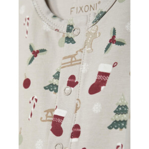 Fixoni Strampler Weihnachten Bio