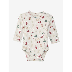 Fixoni Langarmbody Weihnachten Bio