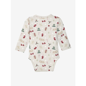 Fixoni Langarmbody Weihnachten Bio