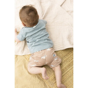 Fixoni Langarmbody Rüschenkragen