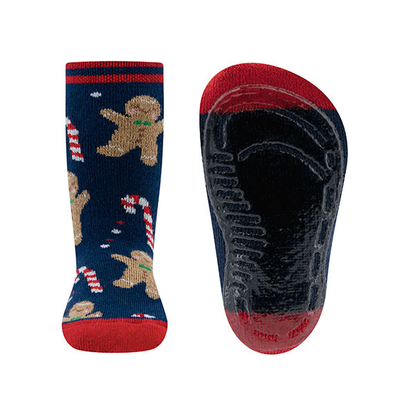 Ewers Stoppersocken Soft Step Weihnachtssocken Zuckerstange