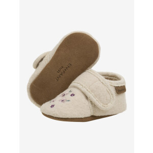 En Fant Hausschuhe Wolle Blumen