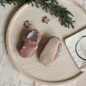 Cosyroots Krabbelschuh recycelt gefüttert Cosy Christmas