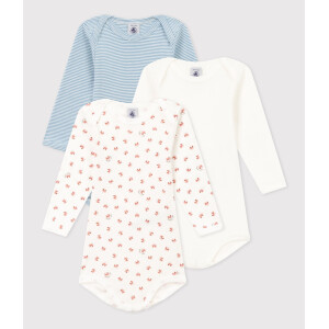 Petit Bateau Langarmbody 3er Set Fuchs Bio
