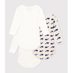Petit Bateau Langarmbody 3er Set Wal Bio