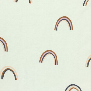 Lässig Kugelschlafsack Rainbow mint Bio und recycelt