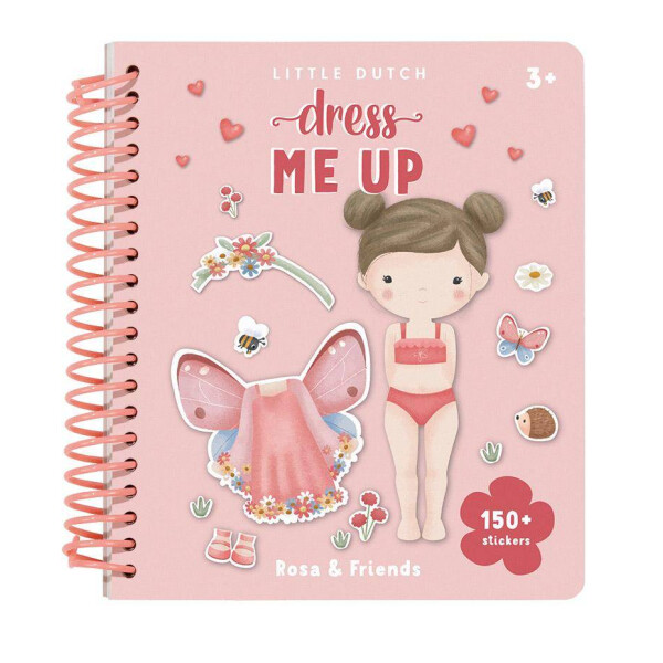 Little Dutch Stickerbuch Dress Me Up Rosa & Friends