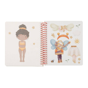 Little Dutch Stickerbuch Dress Me Up Rosa & Friends