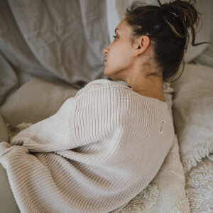 Cosyroots Mum Oversize-Strickpullover aus Biobaumwolle