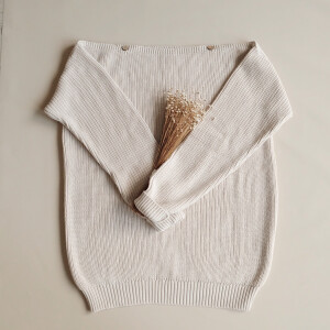 Cosyroots Mum Oversize-Strickpullover aus Biobaumwolle