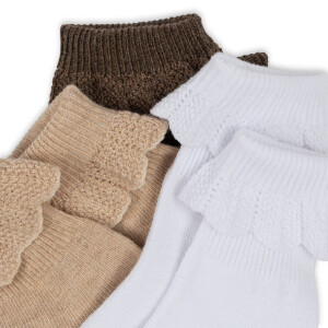 Konges Sløjd 3er Set Socken Rüschen