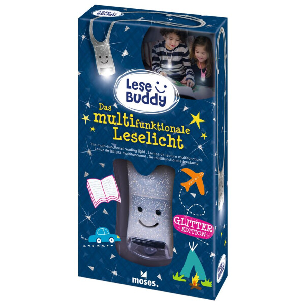 Moses Verlag Lese Buddy Leselicht Glitzer