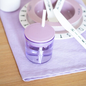 Design Letters Farbiges Eco Trinkglas 2er Set