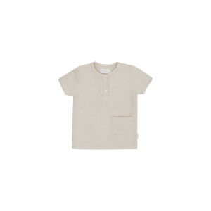 Leevje T-Shirt aus Musselin mit Tasche
