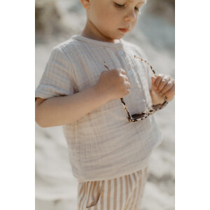 Leevje T-Shirt aus Musselin mit Tasche