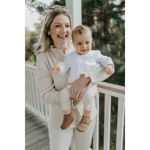 Leevje Musselinhemd mit Brusttasche