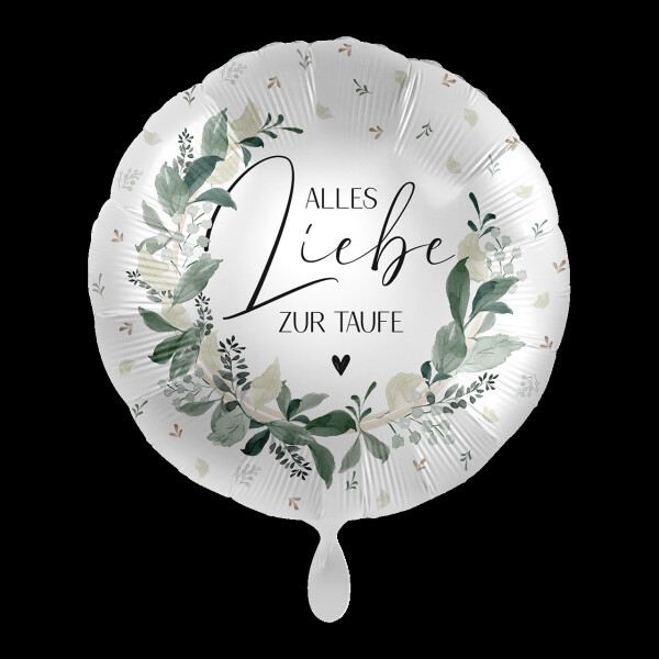 Premioloon Ballon "Alles Liebe zur Taufe"