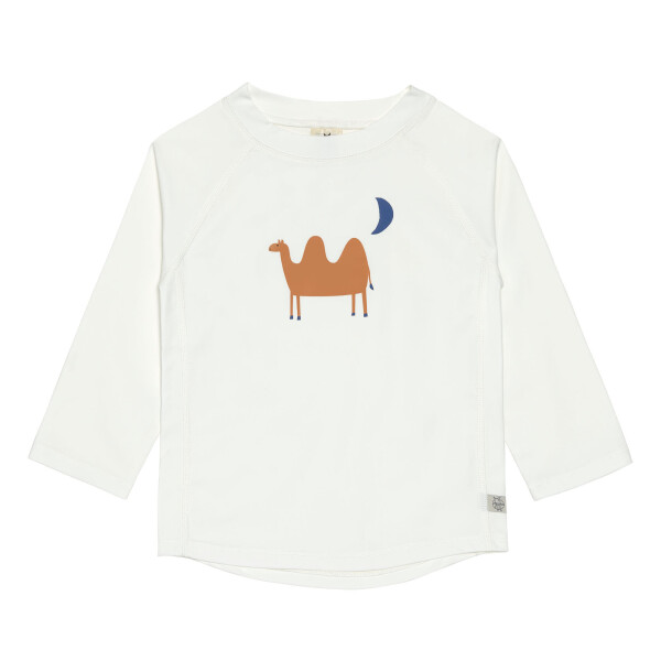 Lässig UV-Shirt Recycelt Langarm Kamel