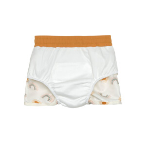 Lässig Badehose mit Schwimmwindel Regenbogen