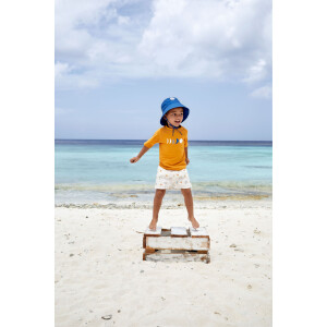 Lässig Badehose mit Schwimmwindel Regenbogen
