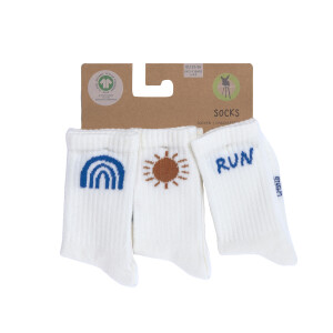 Lässig Tennissocken Kinder 3er-Set - Little Gang Run