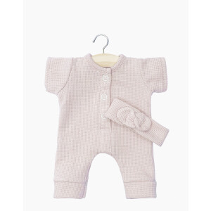 Minikane Overall mit Haarband Lili Waffel für Babypuppen 28cm