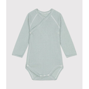 Petit Bateau Wickelbody Langarm Streifen