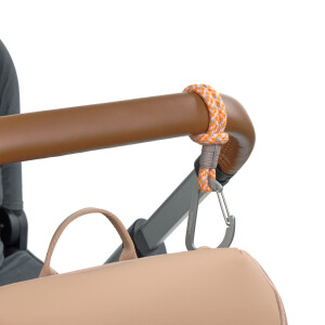 Lässig Kinderwagenhaken recycelt 2er Set - Karabiner