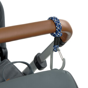 Lässig Kinderwagenhaken recycelt 2er Set - Karabiner