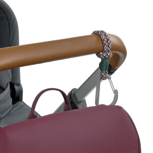 Lässig Kinderwagenhaken recycelt 2er Set - Karabiner