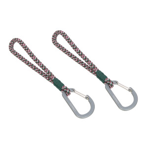 Lässig Kinderwagenhaken recycelt 2er Set - Karabiner
