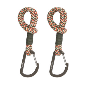 Lässig Kinderwagenhaken recycelt 2er Set - Karabiner
