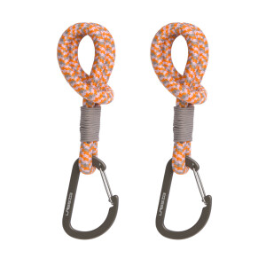Lässig Kinderwagenhaken recycelt 2er Set - Karabiner