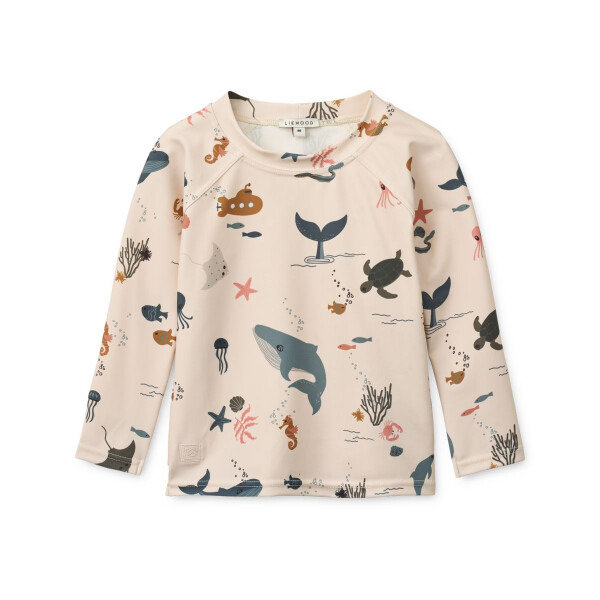 Liewood UV-Langarmshirt Noah Sea Creature
