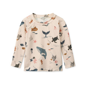 Liewood UV-Langarmshirt Noah Sea Creature